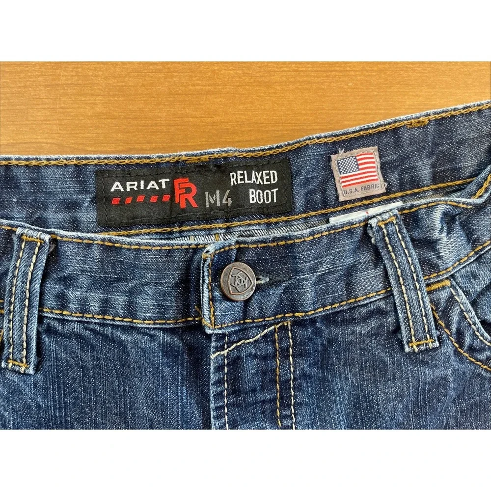 Ariat M4 FR Jeans Men 36 X 26.5 Relaxed Boot Work